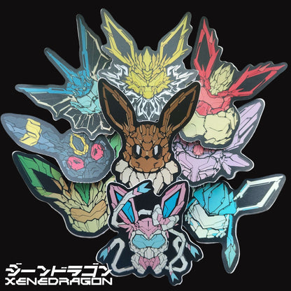 MECHA-EV STICKERS (Eeveelutions)