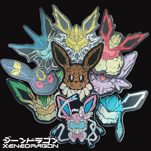 MECHA-EV STICKERS (Eeveelutions)